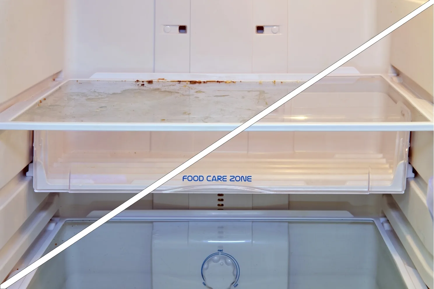 Before and after deep cleaning