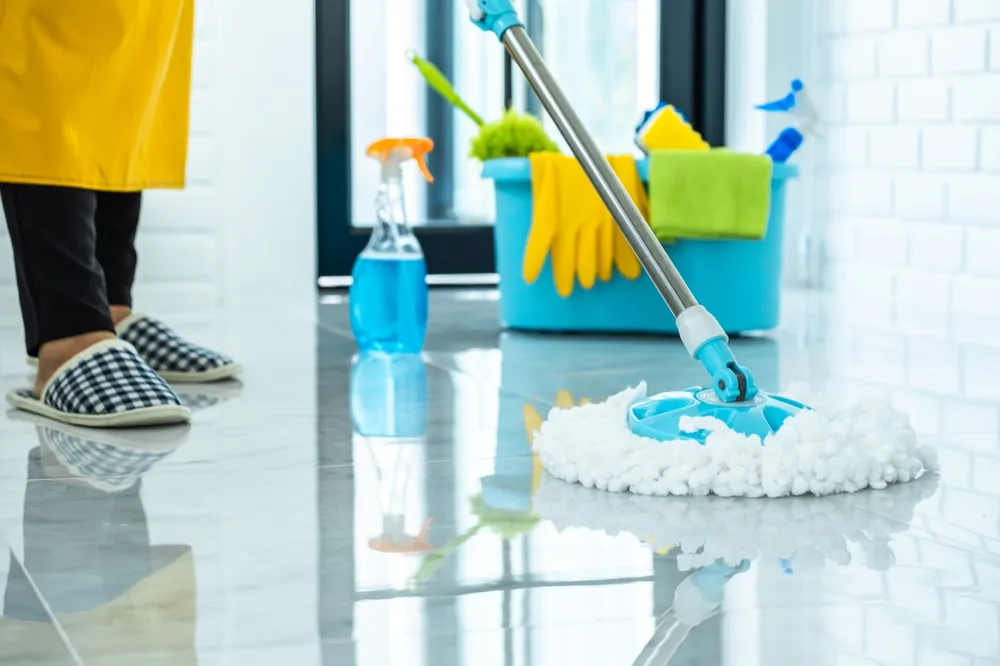 Deep cleaning results in a home